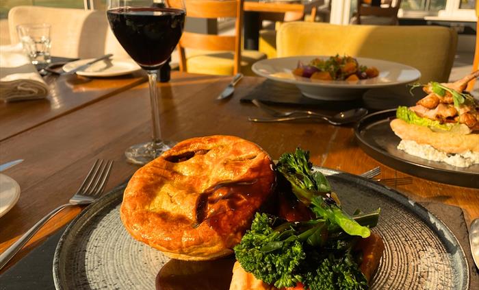 Food from the Carreg Restaurant Menu